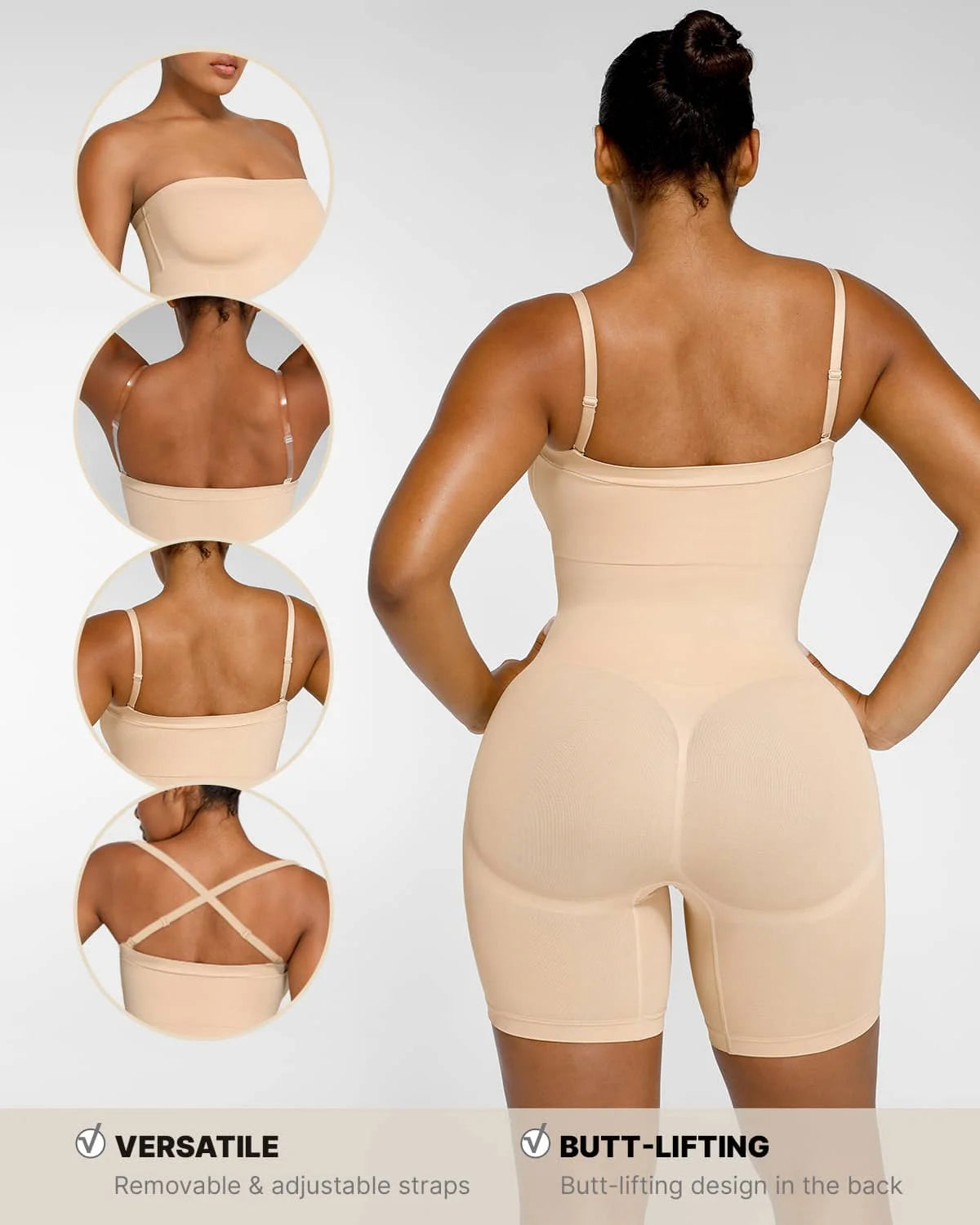 Sculpting T-Back Jumpsuit - Paelora