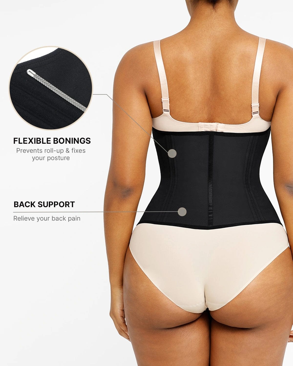 High-Compression Latex Waist Belt