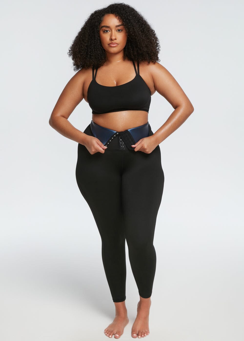 Curved Elegance Compression Pants