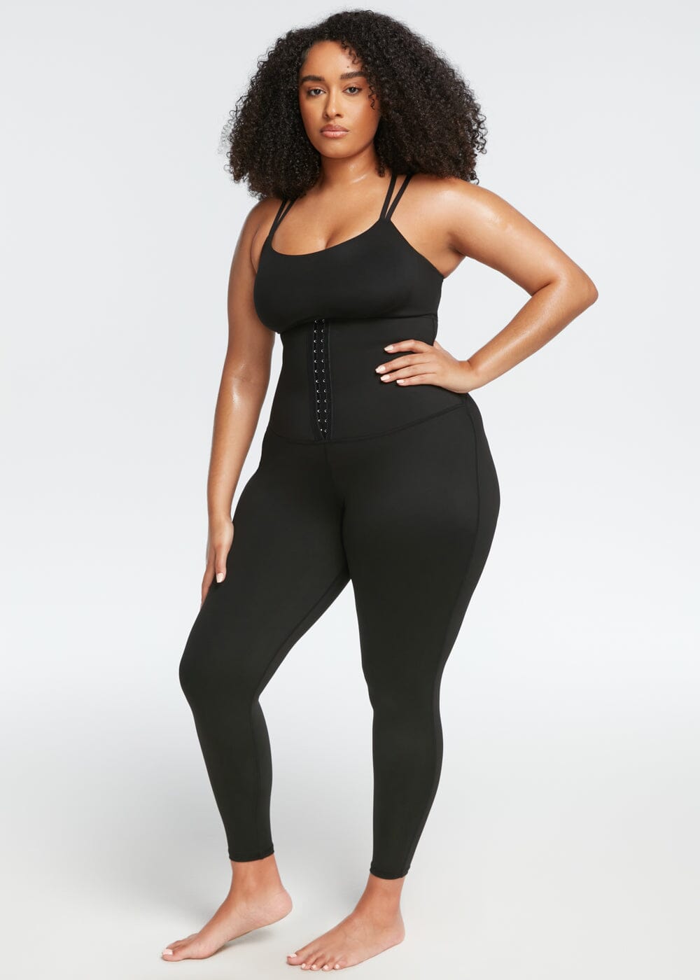 Curved Elegance Compression Pants