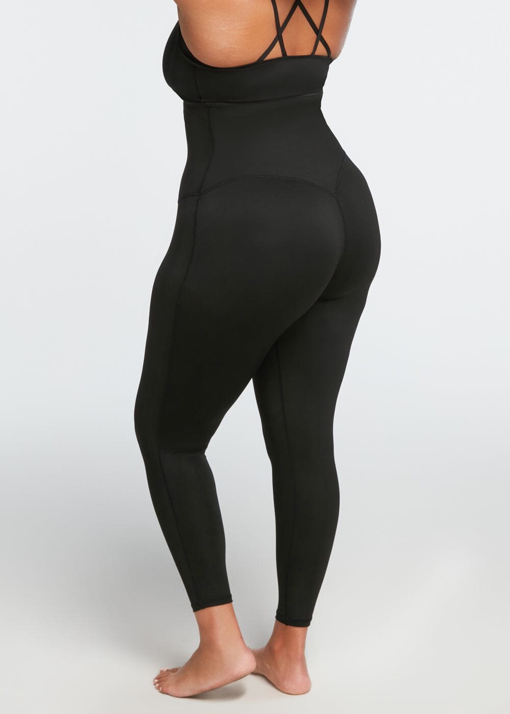 Curved Elegance Compression Pants