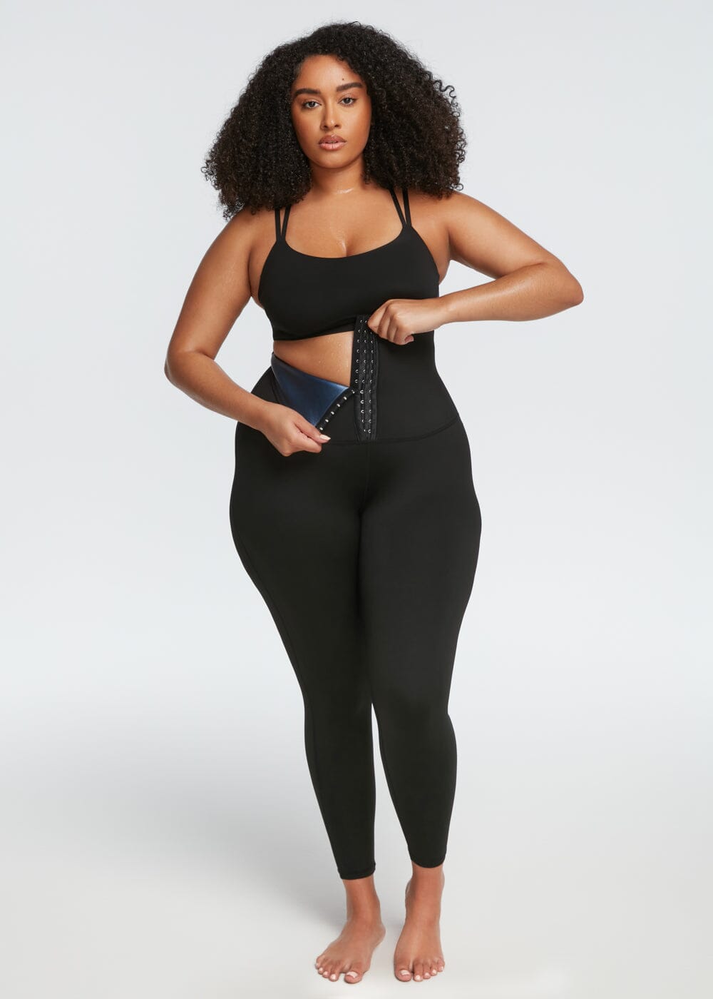 Curved Elegance Compression Pants