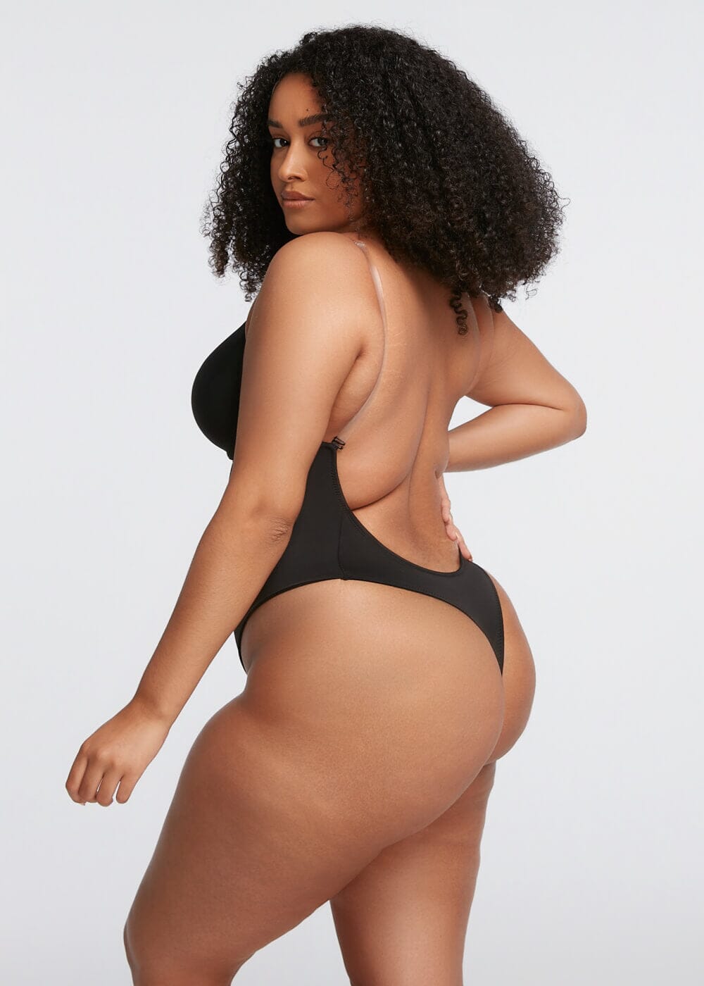 Backless U-Shaped Sexy Bodysuit